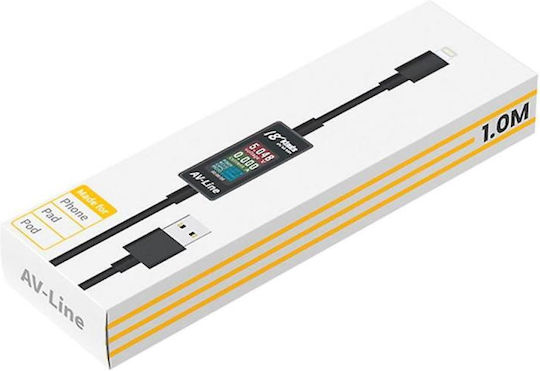 AV-LINE Lightning USB Port Tester with Power / Voltage / Consumption Measurement