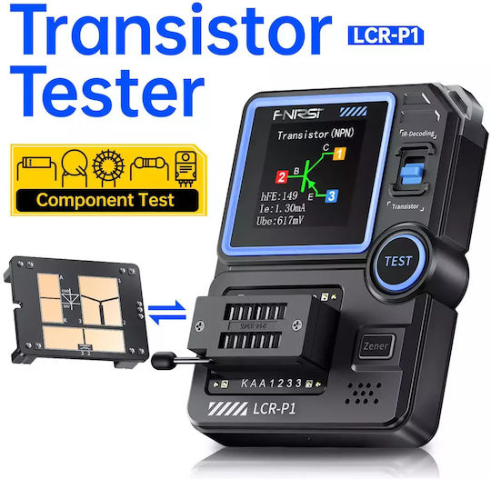 Fnirsi Oszilloskop Transistor Tester Lcr-p1 Wiederaufladbar