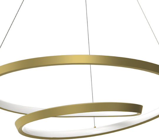 Eko Light Lucerno 48w 230v Gold Hängelampe Gold Schiene