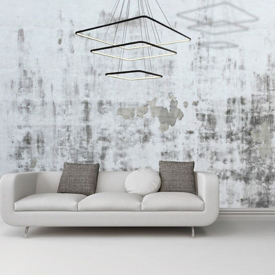 Eko Light Hängelampe Schwarz mit Seil