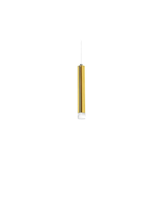 Eko Light Goldie Ρυθμιζόμενο Κρεμαστό Φωτιστικό Χρυσό LED