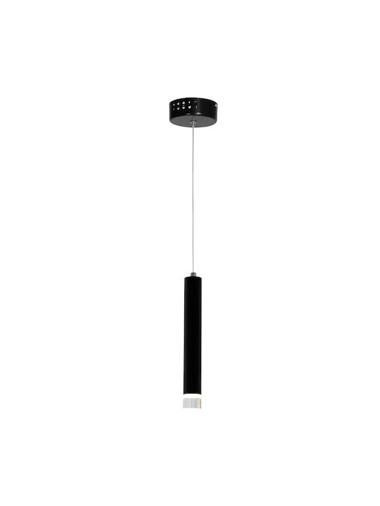 Eko Light Carbon Κρεμαστό Φωτιστικό Μαύρο LED