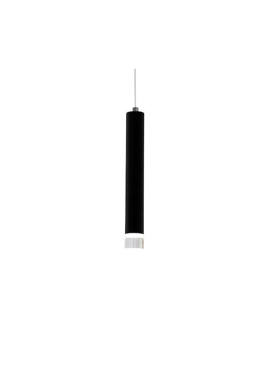 Eko Light Carbon Κρεμαστό Φωτιστικό Μαύρο LED
