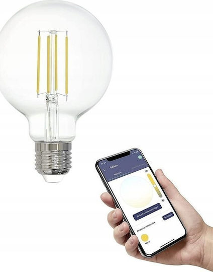 Eglo Bec LED 6W 95mm pentru Soclu E27 și Formă G95 Alb cald 806lm