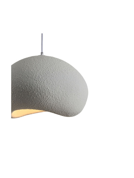 Eurolamp Aeonic Pendant Light Gray with Socket E27 34x30x25cm