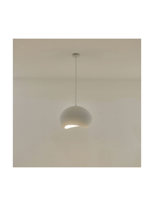 Eurolamp Aeonic Pendant Light Gray with Socket E27 34x30x25cm
