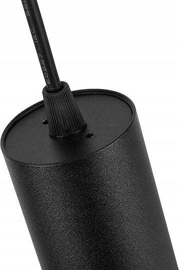 Eco Light Lustră Negru cu Dulie GU10