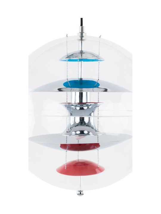 Italux Pendant Light Transparent with Socket E27