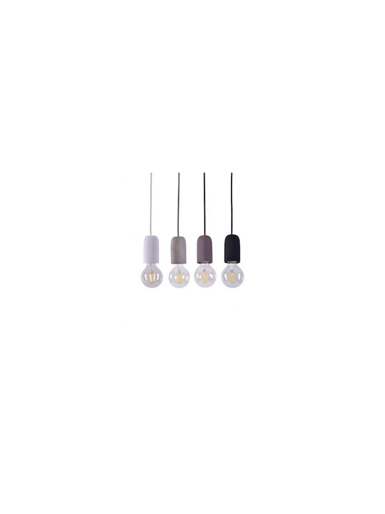 Home Lighting Iris SE 149 Adjustable Pendant Light Black with Socket E27 5cm
