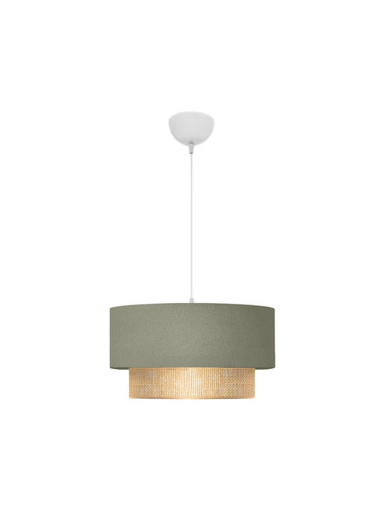 Megapap Lucifer Pendant Light Green with Socket E27 30x15x70cm