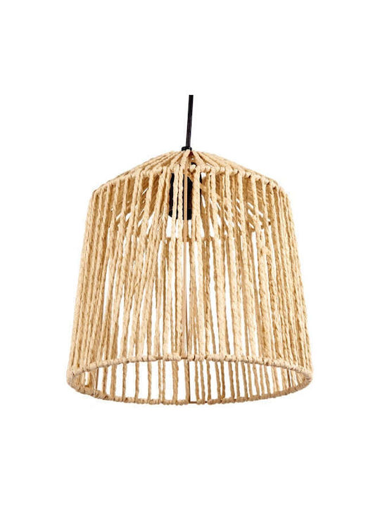 TnS Hängelampe Beige Boho 30x25cm.