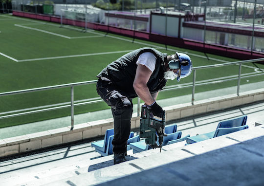 Bosch Σετ 5 Τετράκοπα Διαμαντοτρύπανα Καρβιδίου με SDS Plus Στέλεχος για Δομικά Υλικά και Μέταλλο