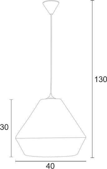 ArkoLight Pendant Light Gray with Socket E27 40x40cm