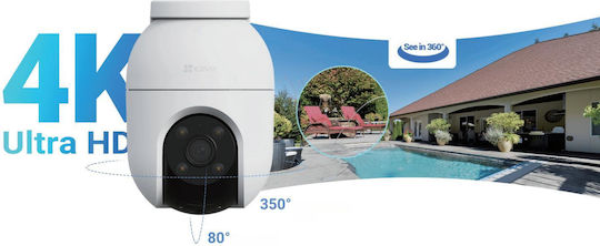 Ezviz C8c 4K IP Κάμερα Παρακολούθησης Wi-Fi 4K Αδιάβροχη με Αμφίδρομη Επικοινωνία και Φακό 4mm