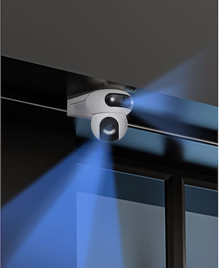 Ezviz H90 Dual 2K⁺ IP Cameră de Supraveghere Wi-Fi Full HD+ 4MP Rezistentă la apă cu Comunicare Bidirecțională și Lentilă 2.8mm