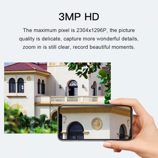 Vstarcam CS58Q-uV IP Камера за наблюдение Wi-Fi Full HD+ 4MP Водоустойчива с Двупосочна Комуникация и Обектив 4мм