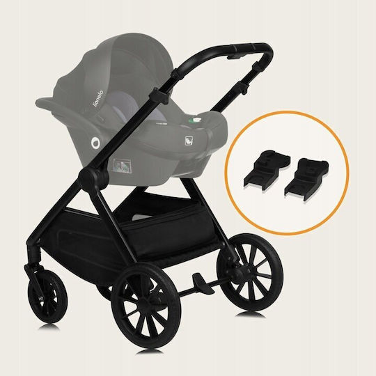 Lionelo Layla Verstellbar 3 in 1 Baby Kinderwagen Geeignet für Neugeborene Brown Rust