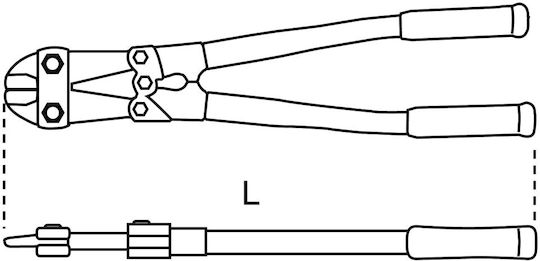 Beta 1101 Bolt Cutter Bolt Cutter Length 600mm