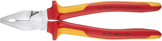 Knipex Πένσα Ίσια Ηλεκτρολόγου Μήκους 225mm