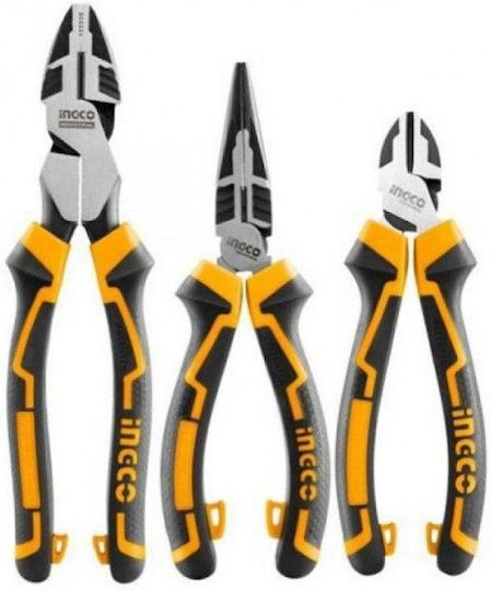 Ingco Pliers set Length 200mm 3pcs