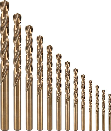 Metal Drill Bits Hssco Din338 Cut 13pcs 1.5-6.5mm Proline
