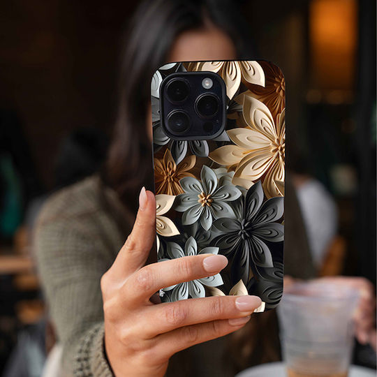 Sonique 3D Flower Series Case for Oneplus 12r 5g Grey