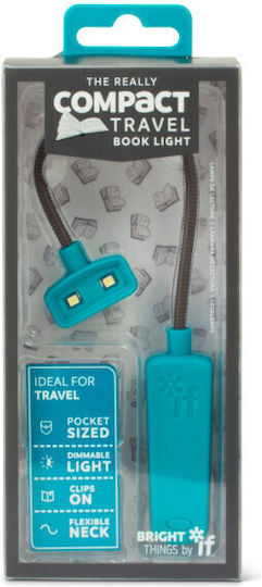 IF Really Compact Book Light LED with Clip Turquoise Turquoise