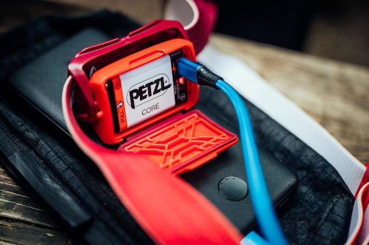 Petzl Επαναφορτιζόμενος Φακός Κεφαλής LED IPX4 με Μέγιστη Φωτεινότητα 450lm Tikka