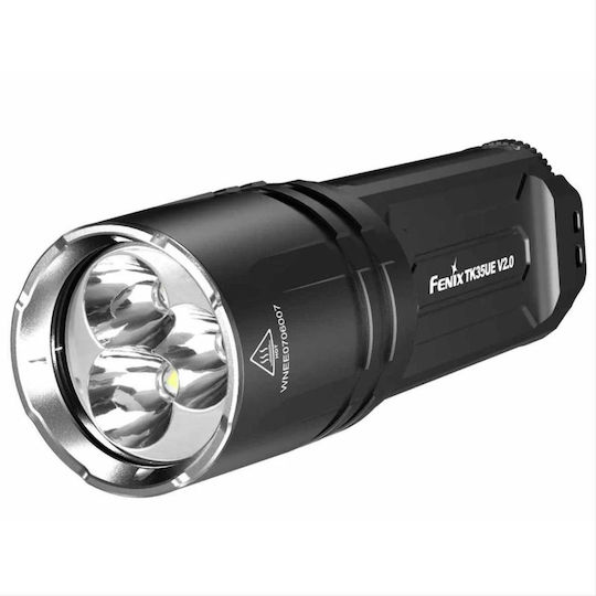 Fenix Flashlight LED IP68 with Maximum Brightness 5000lm Black
