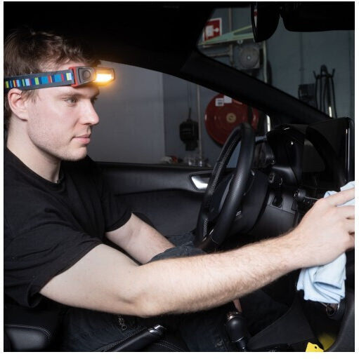 Scangrip Rechargeable Headlamp LED IP65 with Maximum Brightness 250lm i-Match 3
