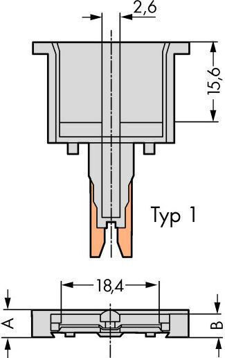 Wago Zubehör für elektrische Schalttafel 280-916