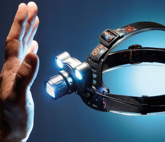 Tiross Φακός Κεφαλής LED IPX4 με Μέγιστη Φωτεινότητα 360lm