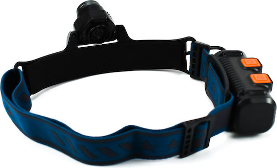 Factory Rechargeable Headlamp LED with Maximum Brightness 350lm W679 Black
