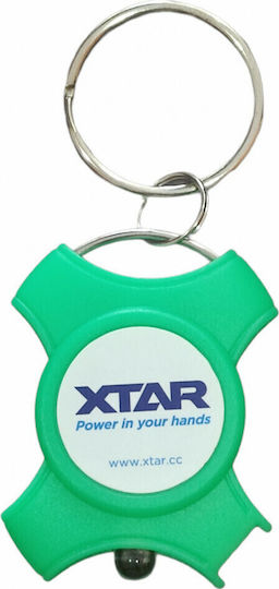 XTAR Rechargeable Keychain Flashlight LED with Maximum Brightness 5lm X-craft Green Green