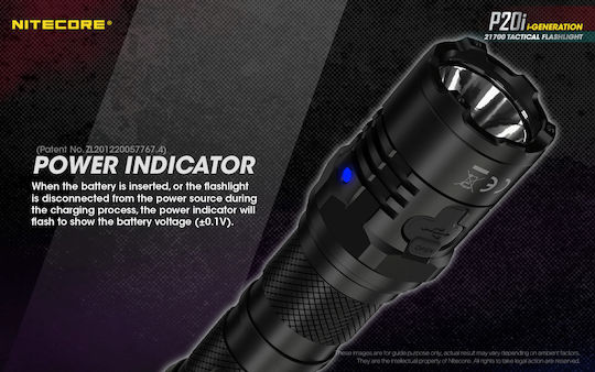 NiteCore LED IP68 с Максимална Яркост 1800лм Precise P20i