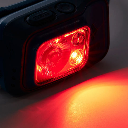Black Diamond Rechargeable Headlamp LED IP67 with Maximum Brightness 400lm Spot 400-r Bordeaux Red
