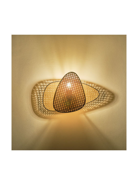 Eurolamp Φωτιστικό Τοίχου Καφέ 43x30εκ. Eurolamp Φωτιστικό Τοίχου Καφέ 43x30εκ.