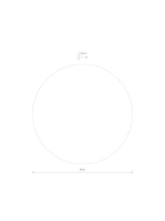 Nowodvorski Ring L Lamp Wall LED Silver 39x3.5cm