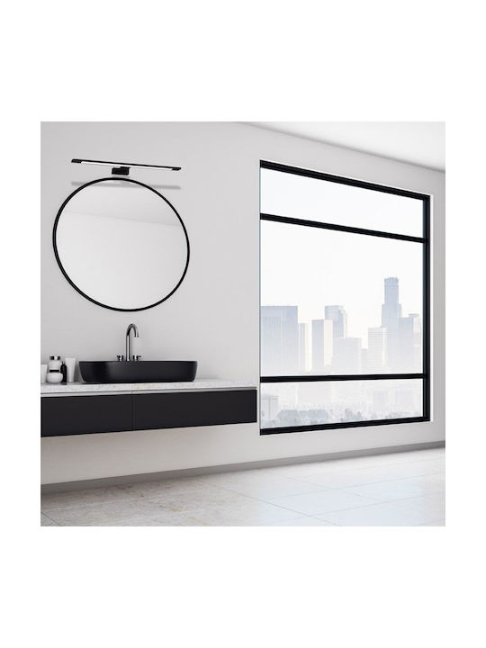 Eko Light Lumină De baie LED Negru 6cm