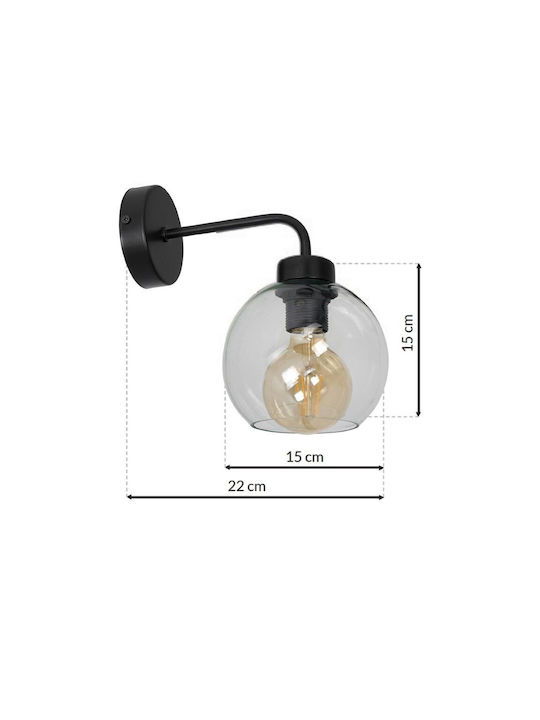 Eko Light Modern Lumină de Perete cu Soclu E27 Transparent