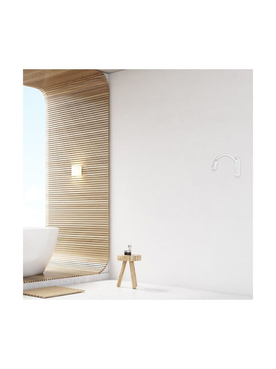 Eko Light Modern Lumină de Perete cu LED Integrat cu Port USB Alb