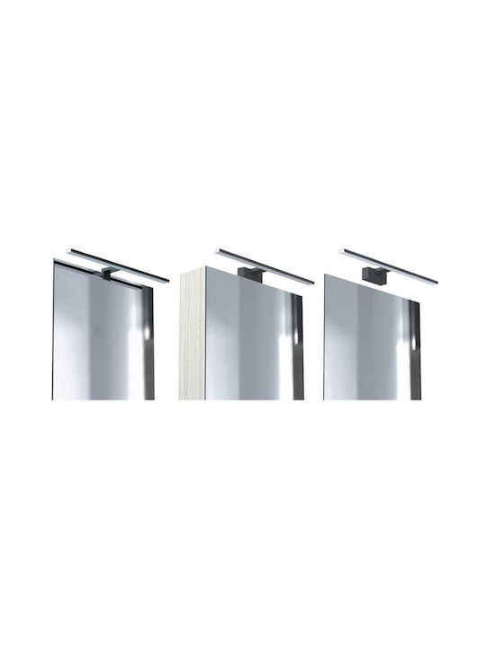 Nowodvorski Lamp Bathroom with Integrated LED and Natural White Light Black 80x12.8x5cm