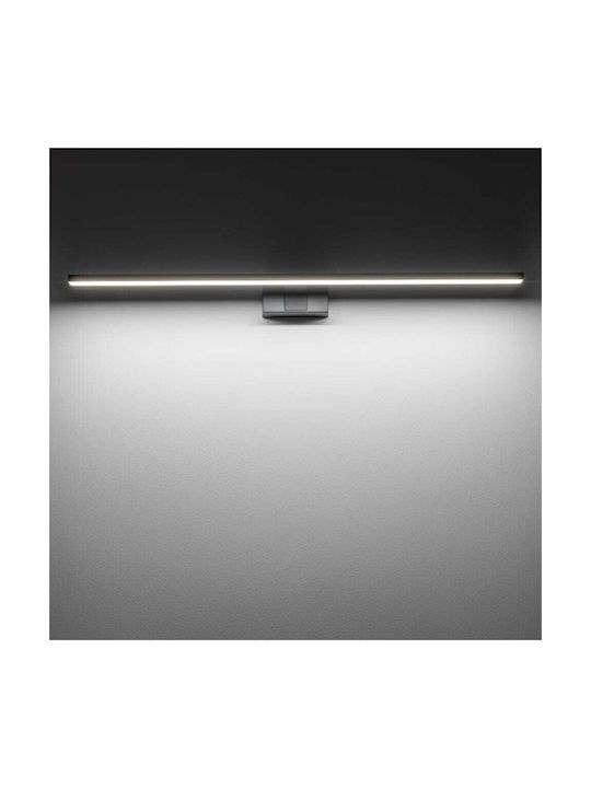 Nowodvorski Lamp Bathroom with Integrated LED and Natural White Light Black 80x12.8x5cm