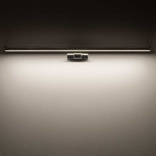 Nowodvorski Lamp Bathroom with Integrated LED and Warm White Light Gray 80x12.8x5cm