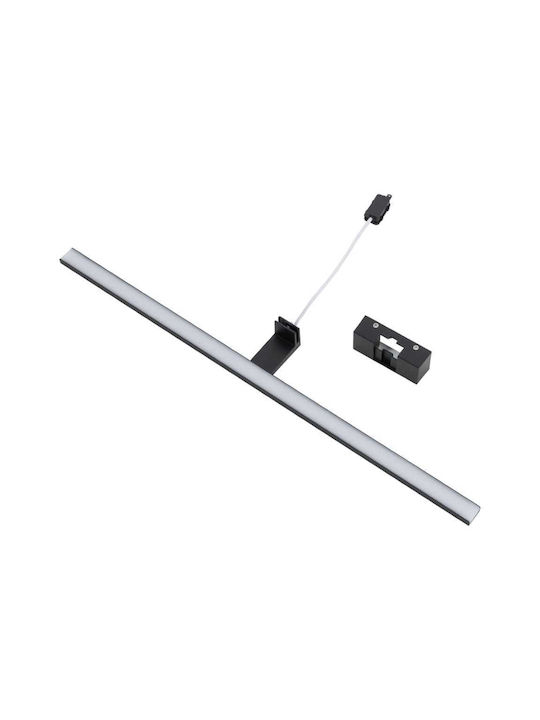 Nowodvorski Lamp Bathroom with Integrated LED and Natural White Light Black 80x12.8x5cm