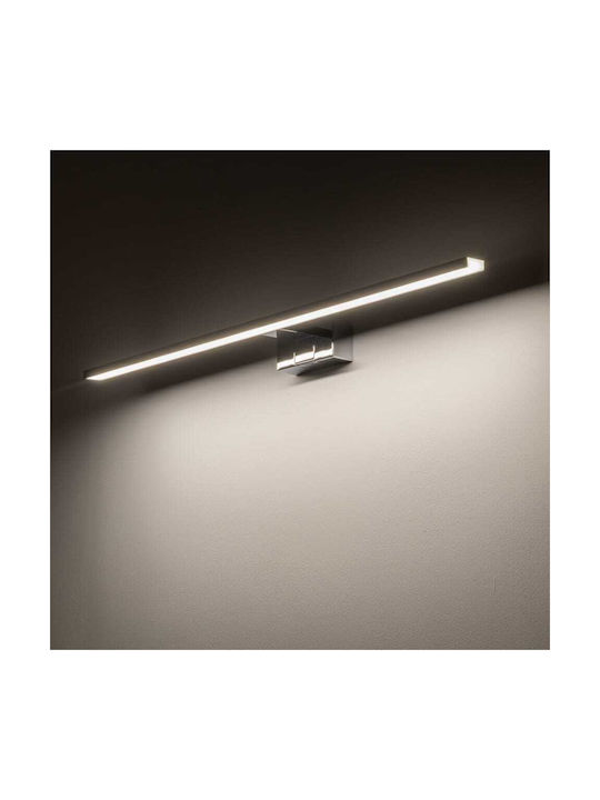 Nowodvorski Lamp Bathroom with Integrated LED and Warm White Light Gray 80x12.8x5cm