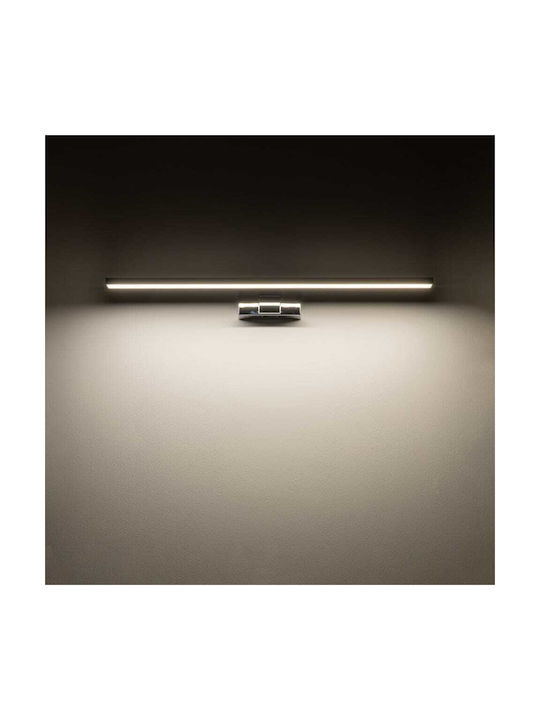 Nowodvorski Lamp Bathroom with Integrated LED and Warm White Light Silver 60x5.1cm