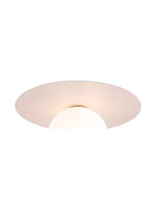 TK Lighting Μοντέρνο Φωτιστικό Τοίχου με Ντουί G9 Ροζ 15.5εκ.