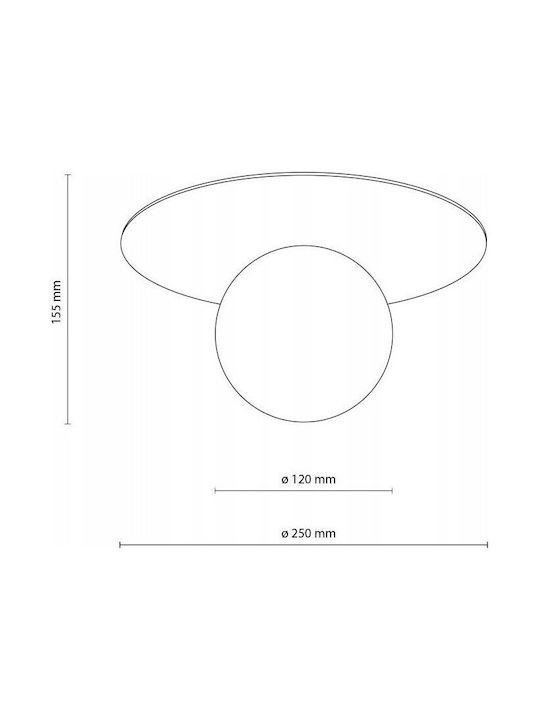 TK Lighting Μοντέρνο Φωτιστικό Τοίχου με Ντουί G9 Ροζ 15.5εκ.