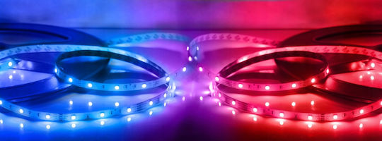 Eco Light Ταινία LED 12V RGB Φως 5m Τύπου SMD5050